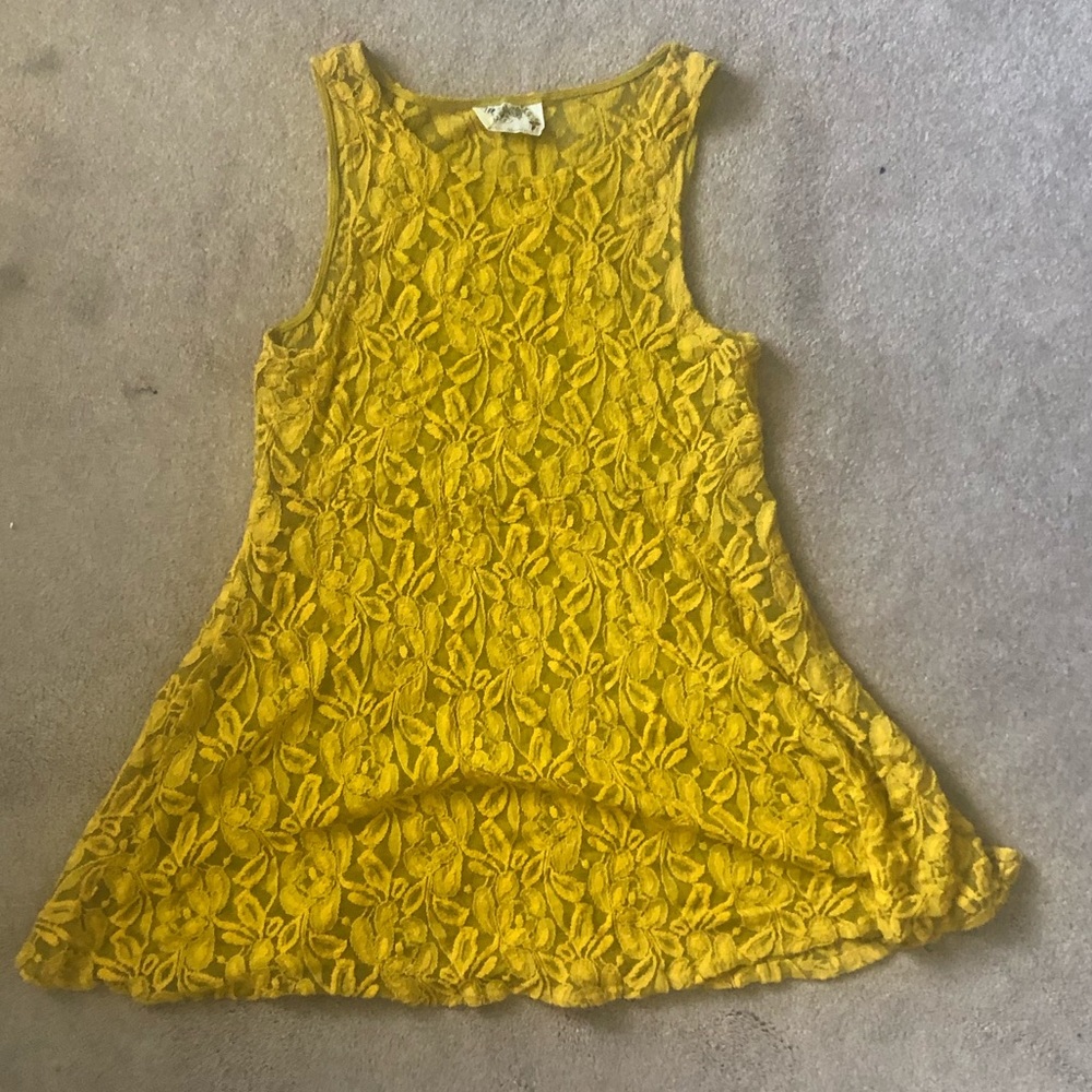 Free People Lace Tank with Cami